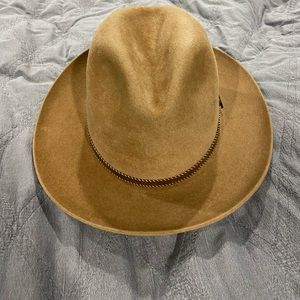 Tan Stetson felt hat